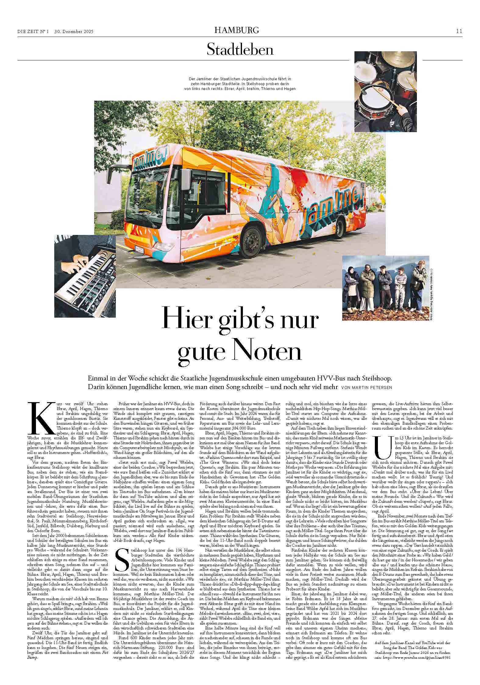 Hier gibt’s nur gute Noten